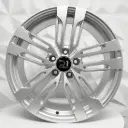 RIN 18X8 5-112 R1 SPORT DX217 SILVER ET35 CB66.56