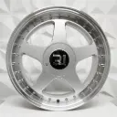 RIN 17X7.5 4-100/114.3 R1 SPORT XJ126 SILVER MACHINE LIP ET35 CB73.1
